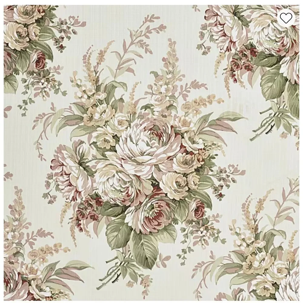 NEW! Full/Queen Royal Court Estelle Floral Quilt Set Coral